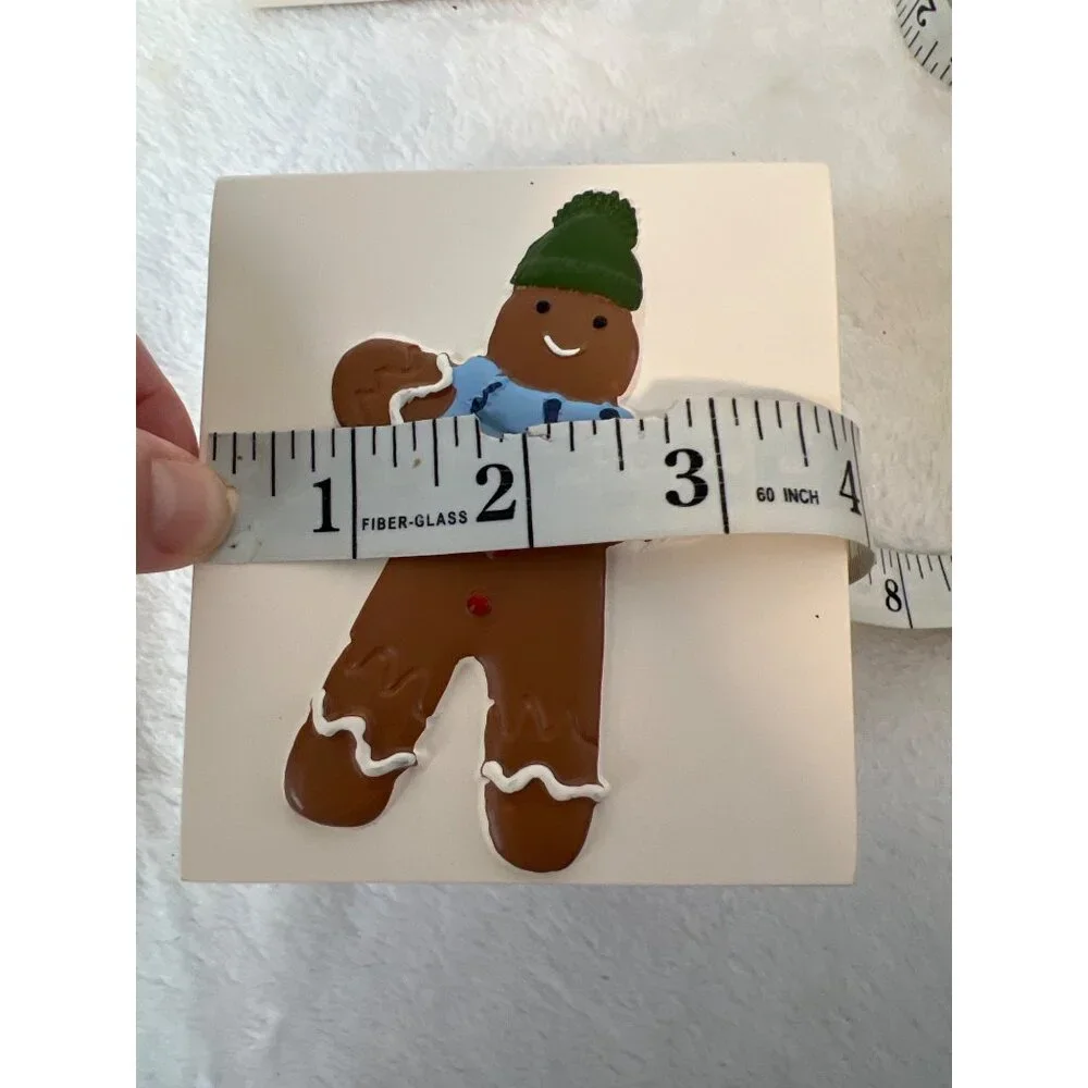 Wondershop Gingerbread Canister with Lid Christmas Holiday 4 X 4 Bathroom